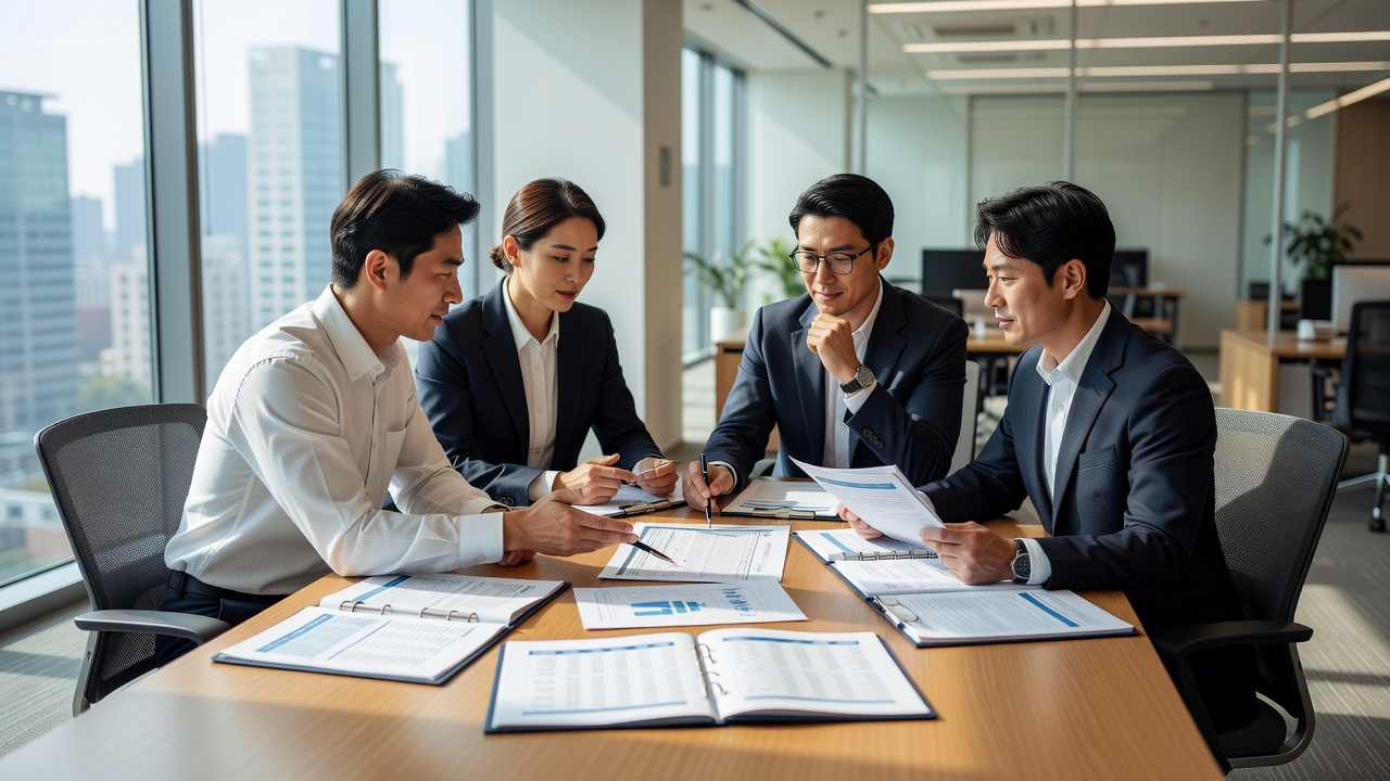 하이닉스 주주환원정책 내용을 설명하는 투자 분석 장면