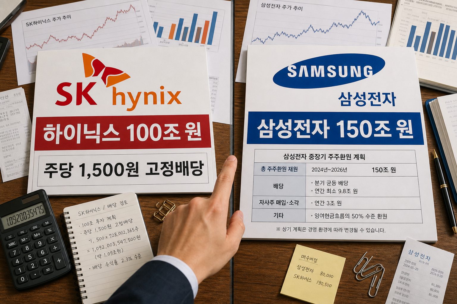 하이닉스 주주환원정책과 삼성전자 배당정책 비교 투자 기준