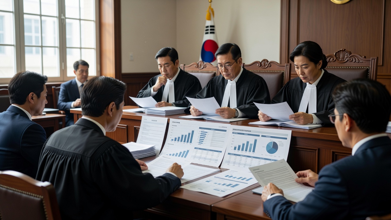 최태원 노소영 재산분할 판결에서 SK주식 분할 이유를 보여주는 법정 장면
