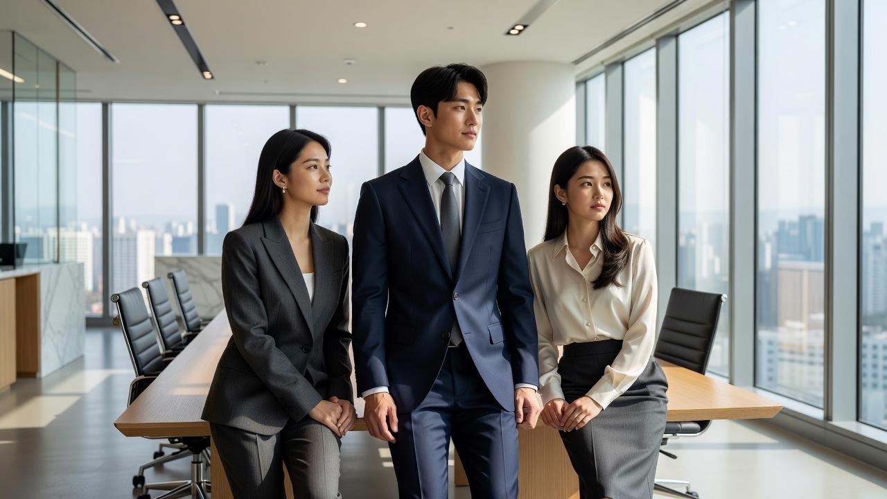 최태원 노소영 자녀의 모습과 배경을 담은 사진