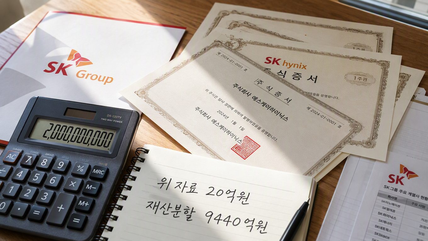 최태원 노소영 위자료 산정 기준과 SK하이닉스 투자자가 확인할 핵심 포인트