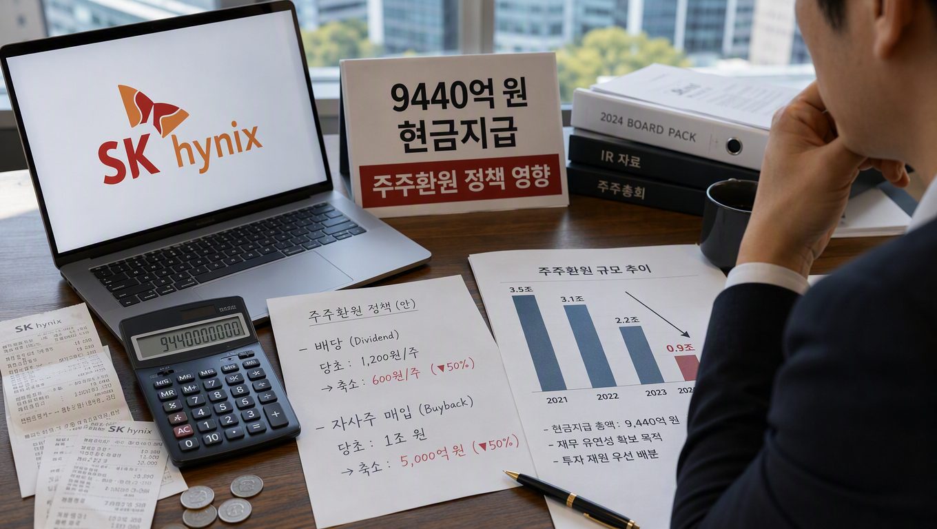 최태원 노소영 위자료 관련 SK하이닉스 주주환원 정책 영향 체크리스트