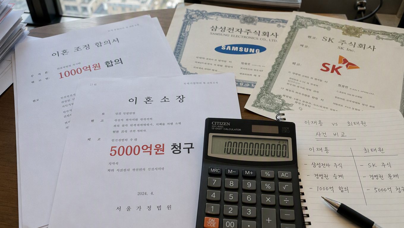 삼성 회장 재산 분할, 이재용 회장 이혼 합의에서 드러난 실제 규모