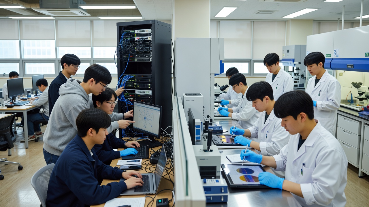 계약학과 취업 보장 연계 프로그램을 운영하는 대학 강의실 모습