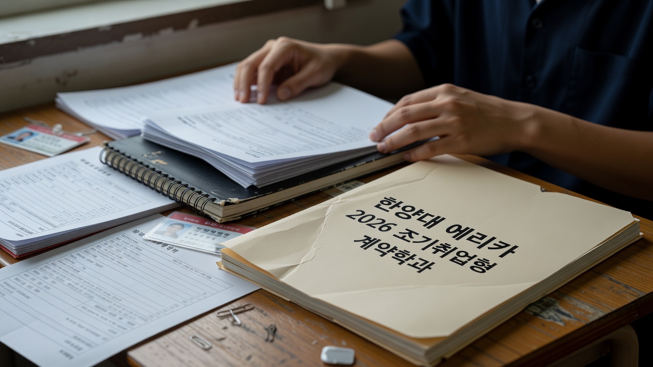 한양대 에리카 조기취업형 계약학과 2026 지원 자격과 면접 준비