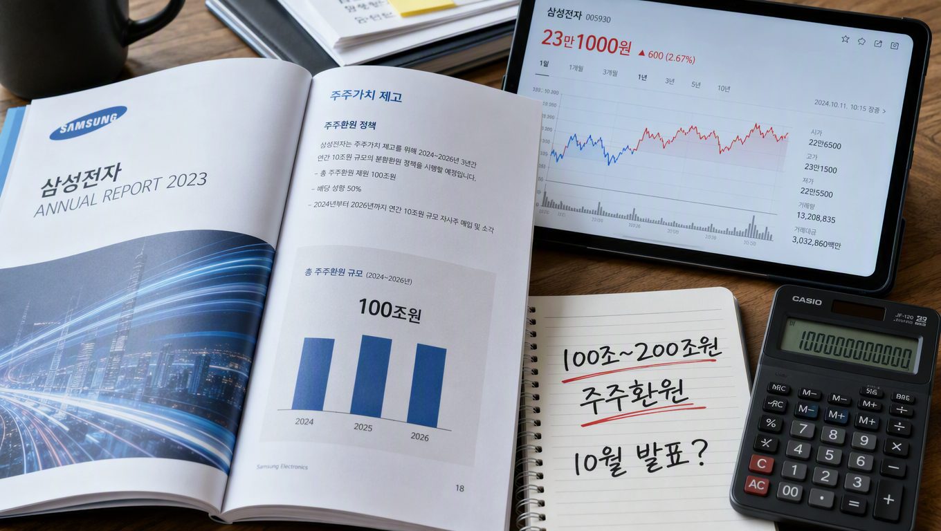 삼성전자 주주환원 언제 발표될까