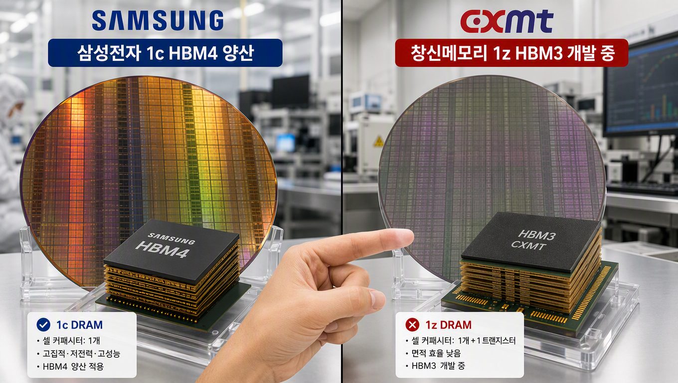 창신메모리 삼성 D램 기술 유출 규모와 공정·HBM 격차