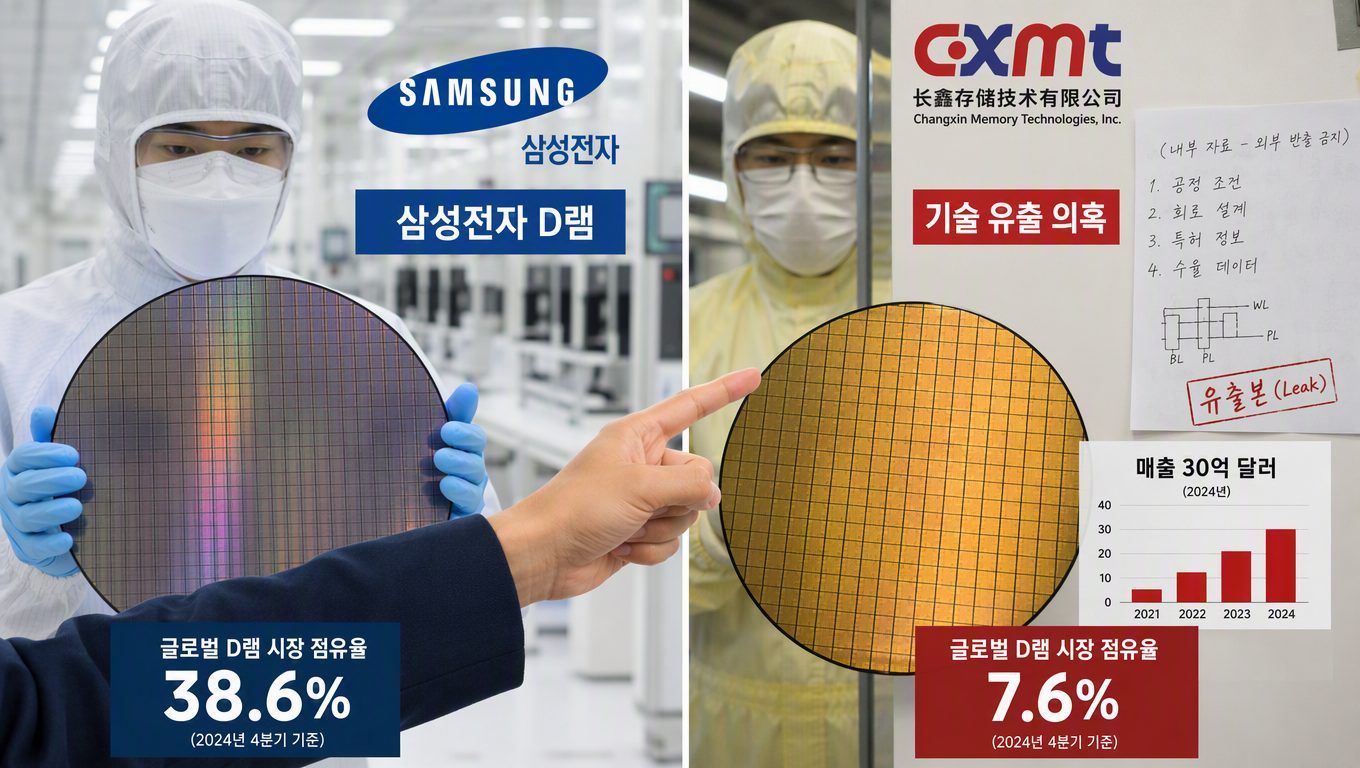 창신메모리 삼성 기술 유출 의혹과 실적 규모