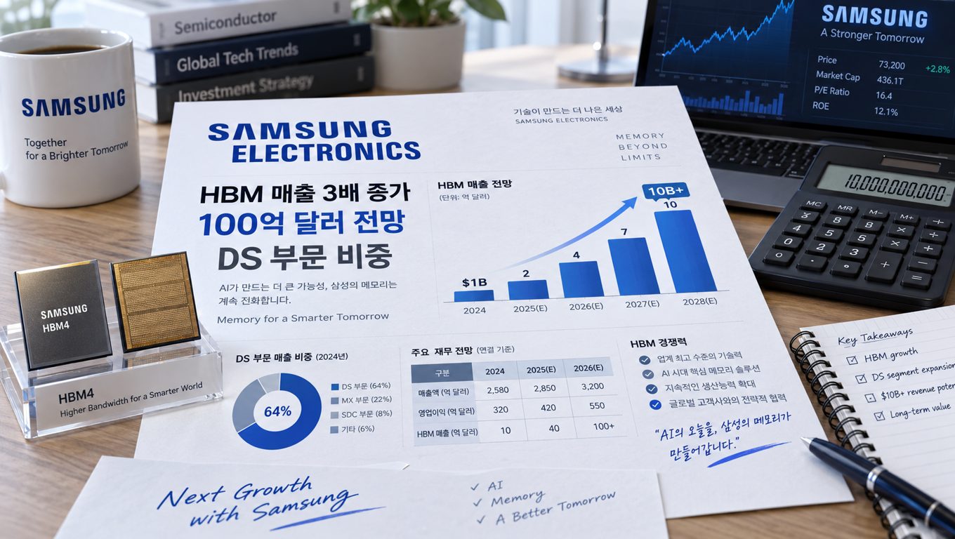 삼성전자 HBM 매출 비중과 성장 전망