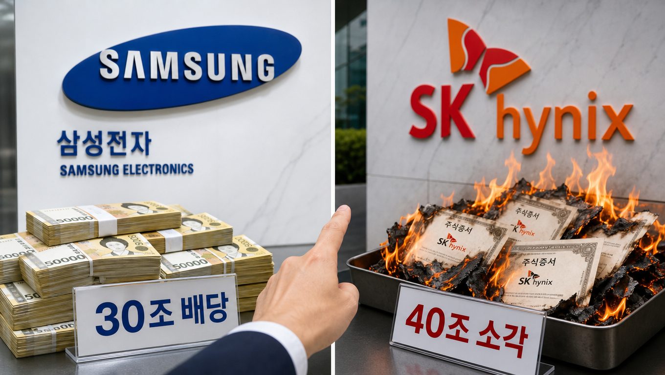삼성전자와 SK하이닉스 주주환원 정책 차이